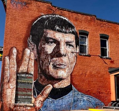 Spock mural