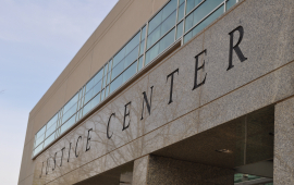 Justice Center building front