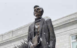 Lincoln statue at City Hall