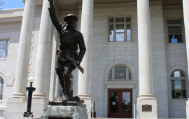 Doughboy at County Courthouse